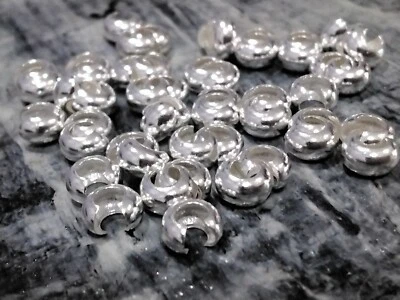 925 Stirling Silver Knot Covers, 4x5x2.5mm, 10pce, Free Post OZ SELL