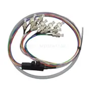 12 Fiber FC UPC SingleMode Ribbon Fiber Optic Pigtail SM 9/125 Optical Pigtail