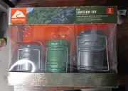 Ozark Trail 3 Pack AAA &AA Batteries LED Camping Lanterns