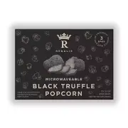 Microwavable Black Truffle Popcorn, Non-Gmo Kernels, Real Black European Truffle