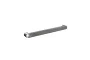 HOTWIRE Hotwire Heated Towel Rail Low Voltage - Single Flat Bar 600mm Wide - Chrome