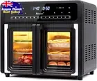 27.5Qt/26L Air Fryer Oven 2000W Convection Dual Door 16-in-1 Digital Benchtop