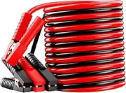 JicSuXi Heavy Duty Jumper Cables Automotive Accessories Strong Clip Weather Resistant Fireproof 2500A Booster Cables Premium Clamps, 4m