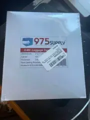 975 Supply Luggage Tag 5 Mil Laminating Pouches with Loops, 2.5 x 4.25 inches ,