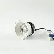 Recessed Ceiling Light,LED Recessed 2.5inch Ceiling Light 3W Downlight 55mm 18 Beam Angle Anti-Glare COB Spotlights Tiltable Round Spots Lamp Lighting for Stair Bathroom Office