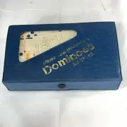 Dominoes Double Nine Professional Muti Color Set of 55 Sealed Vintage