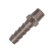 Flo Supply 1/8" NPT x 5/16" Straight Hose Barb Fitting - Male/Male