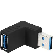 Right Angle USB3.0 AM to AF L Shape Adapter Converter USB 3.0 A Male to A Female 90 Degree Angle Plug Down