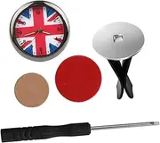1 Set Car Clock Vent Clip Truck Air Vent Stick- on Clock Watch Automatic Watch Decorations for Car British Party Decorations Car Interior Clock Mini Clock Stainless Steel