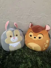 Disney Bundle Squishmallows Bambi and Thumper 14” Plush Toy 2022