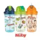 Nuby 晶透學飲杯(細吸管) 300ml (顏色隨機)【悅兒園婦幼生活館】