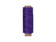 Dark Purple Premium Waxed Polyester Thread for Leather Crafting | 1mm x 164ft, D