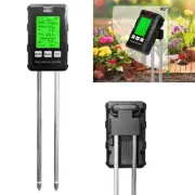 Soil Moisture Meter 6 in 1 Soil PH Tester, Light Intensity with LCD Display Tool