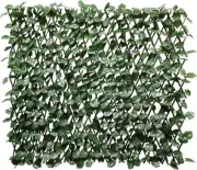 Artificial Expandable Ivy Leaf Faux Leaves Privacy Fence Single Side