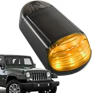 Wireless Cab Lights For Truck - 12-LED Solar Energy Cab Lights - Waterproof Adhesive Truck Top Lighting Lamp For Trailers SUVs