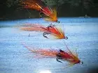 3 V Fly Size 11 Ultimate Cascade Firestorm Shrimp Salar Double Salmon Flies