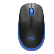 Logitech M190 Full-Size Wireless Mouse - BLUE from up to 10 meters away 1000 dpi, ONE AA- 18 months of worry-free usage