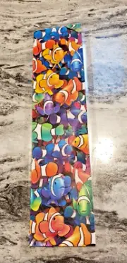 Colorful Clown Fish Bookmark - Made from Repurposed Material