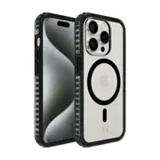 Incipio Grip MagSafe phone case for iPhone 15 Pro Max Black/Clear