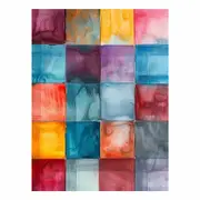 Abstract Squares Canvas Print