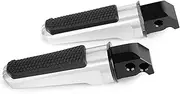 Motorcycle Accessories Rear Passenger Foot Pegs Footrests for CBR1000RR 2004-2016 RVT1000R RC51 2000-2006 CBR954RR 2002-2003 Motorcycle Accessories (Color : Silver)