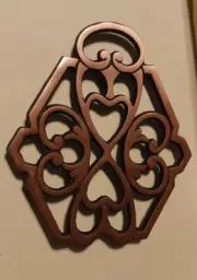 The Pampered Chef Copper Trivet "Round Up From The Heart" 2009 2946