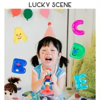 在飛比找蝦皮購物優惠-兒童益智韓文搞笑貼紙英文字母數字手冊立體可愛裝飾貼紙s017