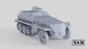 NSM 250/1 Alt, 1/56th Scale, 28mm For Bolt Action.