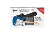 Fender Squier Affinity Series Stratocaster HSS Pack w/ Frontman 15G Amp (Lake Placid Blue)