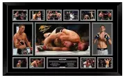 NATE DIAZ UFC SIGNED LIMITED EDITION FRAMED MEMORABILIA