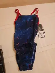 NWT Speedo Women's Swimsuit One Piece Endurance+ Flyback Solid Adult Team 20
