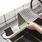 Sink Rack Eco-friendly Drainable Convenient Adjustable Sink Rack 36.9cm Long
