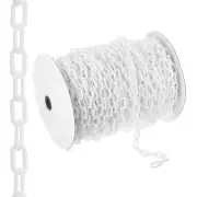 300ft Plastic Barrier Chain, Safety Barrier Chain Plastic Chain Links Crowd C...