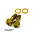 BRONZE Titanium M6 Banjo Bolt For Hope Tech EVO 3 Tech 4 X2 E4 V4 Brake Calipers