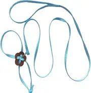 Bearded Dragon Leash, Adjustable Lizard Walking Leash Anti Escape Reptile Training Rope for Reptile Gecko Bearded Dragon Chameleon (Blue, 0.8 * 120CM)