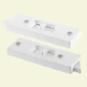 Window Sash Lock Latch White Vertical Single Double Hung Vinyl Durable Hardware