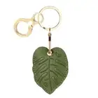 BORKUANA Leather Keychain Holder Case Compatible with Apple AirTag Cute Prote...