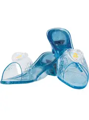 Cinderella Girls Light Up Glitter Clack Clack Shoes