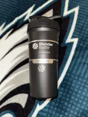 BlenderBottle Strada Insulated Stainless Steel Shaker Cup with Flip Cap 24oz New