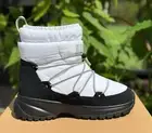 Size 8 - UGG Nose Puffer Mid Waterproof White Short Snow Women Boots 1131978