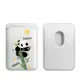 Magsafe 磁吸 卡包 卡套 皮革卡套 適用蘋果iphone15promax皮革簡約plus同款真皮卡套可愛熊貓mi
