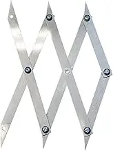 Center Finder, Metal 3-Point Center Point Locator, Precision Equal Spacing Layout Tool for Quick and Accurate Positioning, Ideal for Woodworking, Carpentry, and Projects