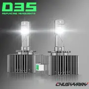D3S/D3R LED Headlight Bulb High Low Beam Xenon HID Replacement 6000K White 2x (for: BMW)