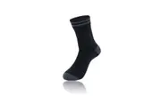 Antu Bamboo Waterproof Unisex Performance Socks - Black/Grey - Large