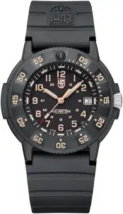 Luminox Men's Navy Seal 3000 EVO Series 43mm Analog Black Old Radium Dive Watch