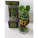 小梁部品 RAT FINK RF 老鼠芬克 芬克鼠 搖晃公仔 小公仔 模型 老鼠芬克 暴力鼠 美式 卡通