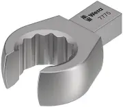 Wera 078658, 7775 Open Ring Spanner Insert, 9x12 mm, 9x12 x 22 x 49 mm