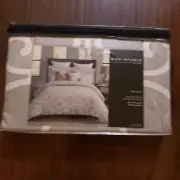 MAX STUDIO 100% COTTON KING DUVET COVER SET W/ SHAMS