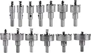 [Oxtxuzdm] 13PCS Hardened Alloy Tapper Metal Reamer Hole Drill For 16-18-20-22-25-26-28-30-35-40-45-50 53mm Holes Drilling Bits