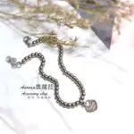 韓國FOREVER LOVE鈦鋼串珠手鍊手環《奧蘿菈AURORA韓國飾品》 附不織布收納袋拭銀布